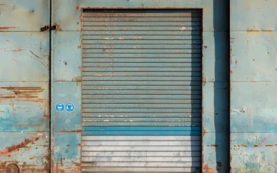 Fix Metal Cabinet Rust Near Garage Door